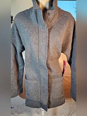 Sherpa Adventure Gear Lhamu Coat Kharani Grey Size M NWT Fleece
